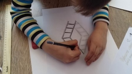 3д лестница рисунок