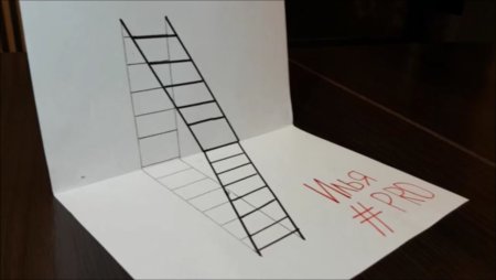 3д иллюзия лестница