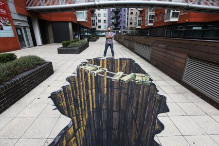 Оптические иллюзии на улице