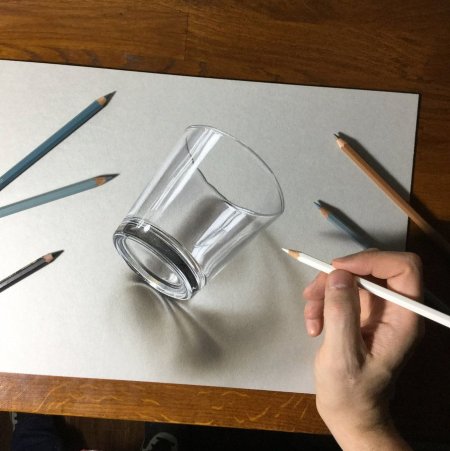 3d рисунки карандашом