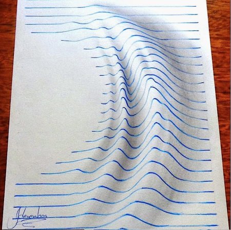 Оптические иллюзии на бумаге