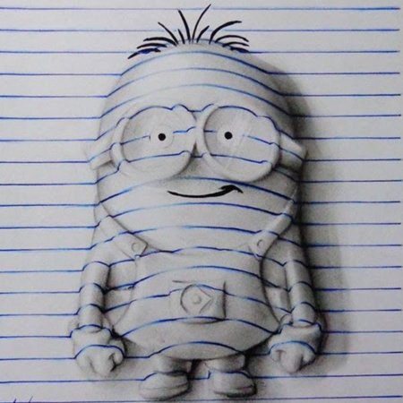 Рисунки в тетради