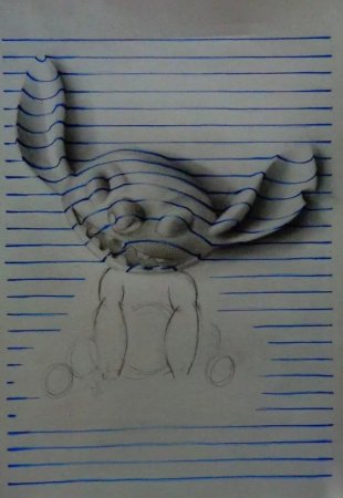 3д рисунки карандашом