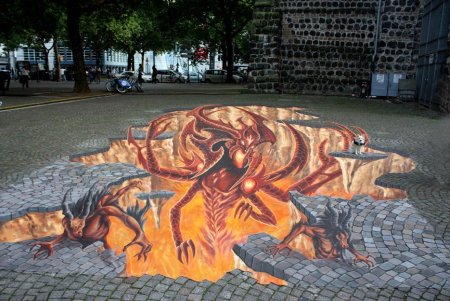 Самые удивительные 3d рисунки