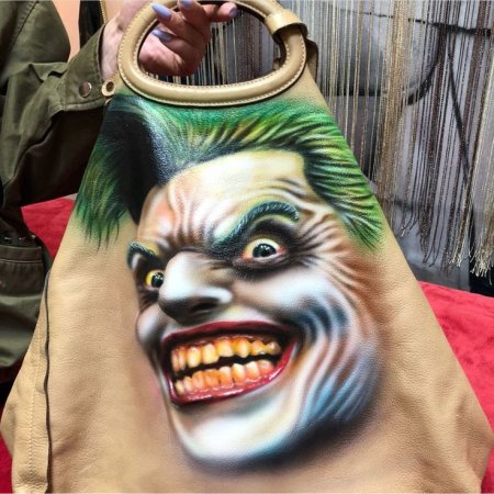 Аэрография на лице