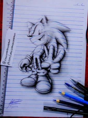 Рисунки в тетради