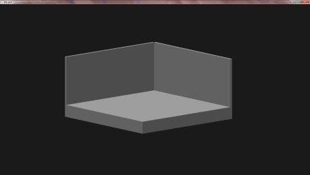 3d модель пустой комнаты