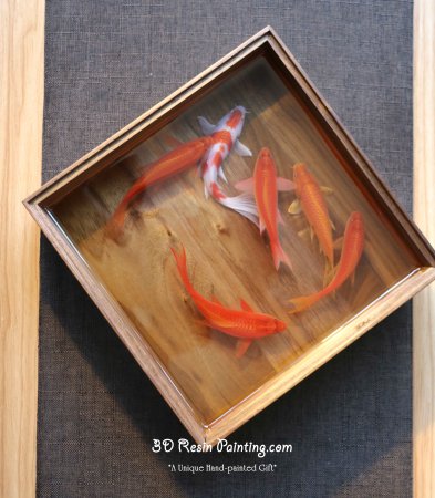 Рыба в эпоксидной смоле