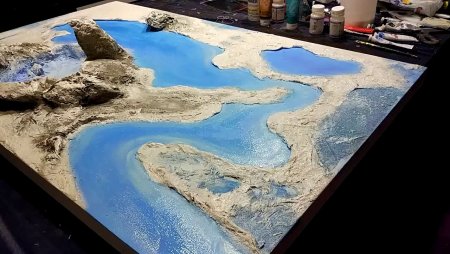 Море эпоксидной смолой