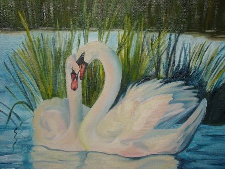 Лебедь для детей