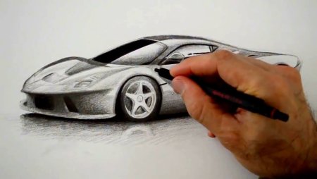 Машины в 3д рисование