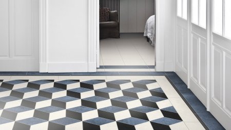 Плитка ромбом на пол