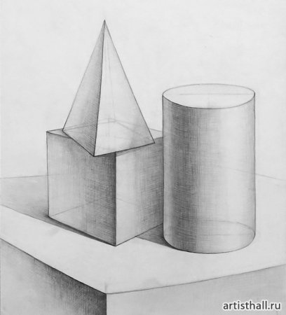 Объемные рисунки по клеткам