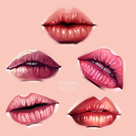 Стилизованные губы