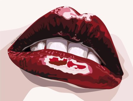 Губы с языком картинки