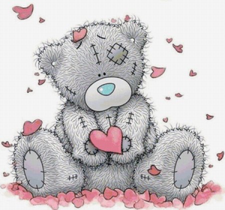 Мишки Тедди цветные