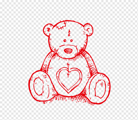 Легкие рисунки мишки