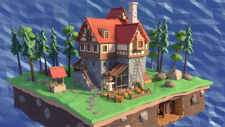 Лоу Поли 3д здания