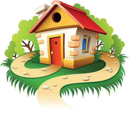 Дом мультяшный