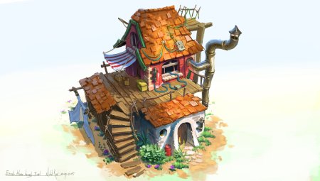 Домик в казуальном стиле