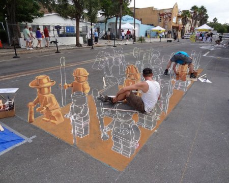 Искусство на асфальте