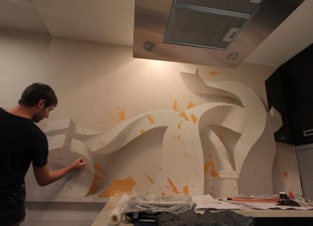 3d роспись стен в квартире