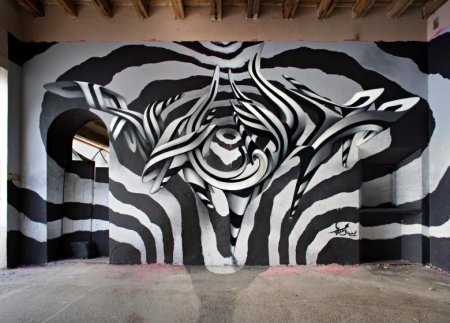 Роспись стен в стиле арт
