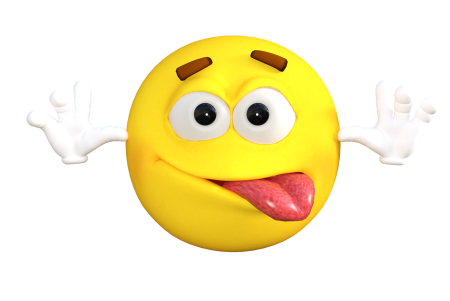 Смайлик на белом фоне