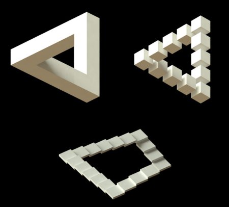 Невозможные фигуры Эшера