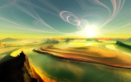 Красивое мультяшное небо