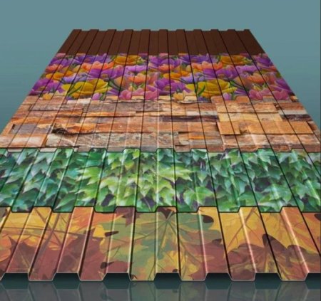 Профнастил декоративный