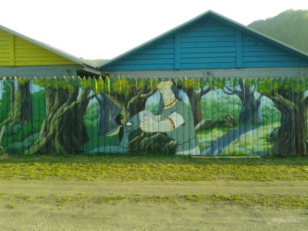 Расписной забор