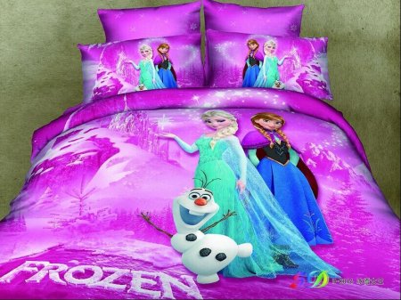 Детское постельное белье Frozen сатин