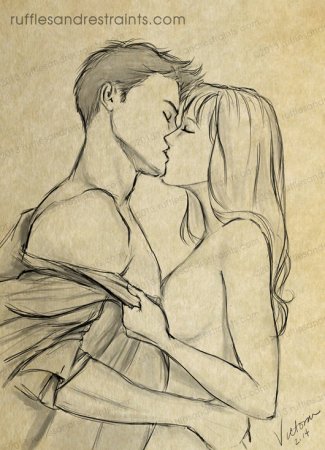 Рисунки для срисовки любовь