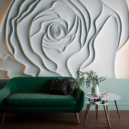 Гипсовая 3d-панель, «дикарт»