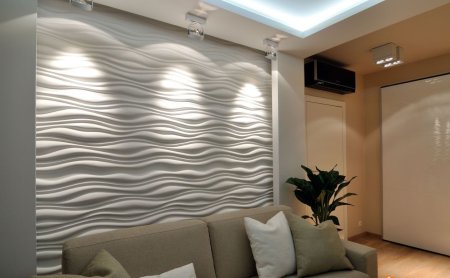 Гипсовая 3d панель апельсин