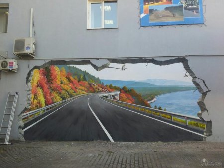 Реалистичные рисунки на стенах