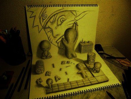 Объемные рисунки