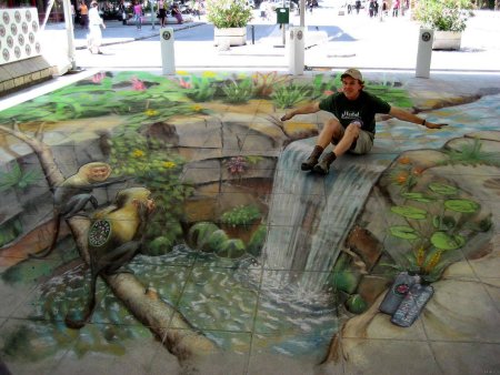 Уличные 3d-рисунки Николая Арндта