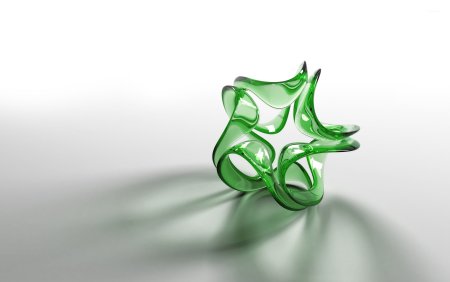 Стеклянная фигура Абстрактная