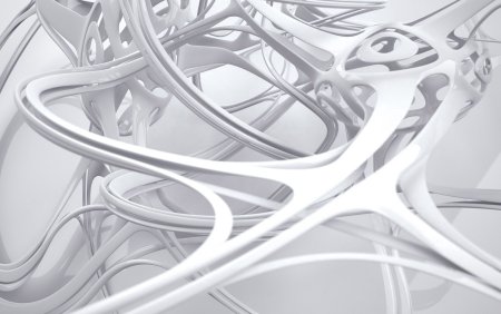 Абстракция на белом фоне