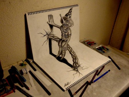 Уличные 3d-рисунки Николая Арндта