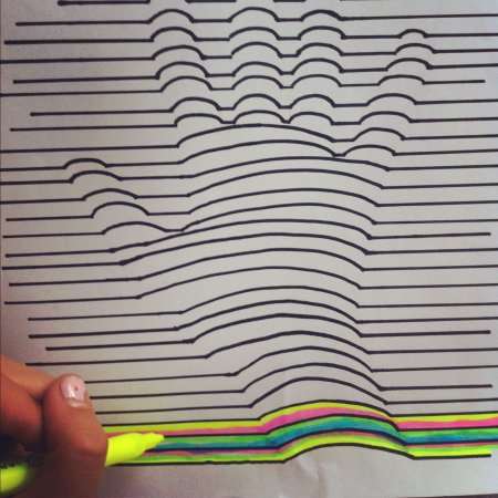 Рисунок руки иллюзия