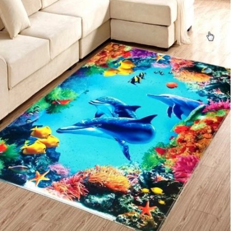 Ковер разноцветный