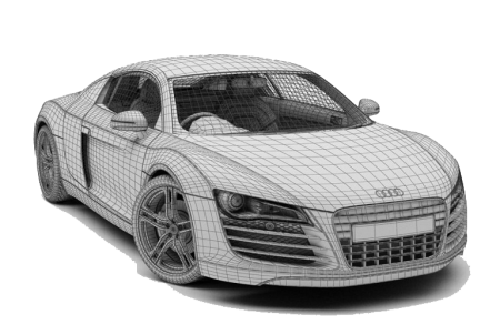 Трехмерная модель машины