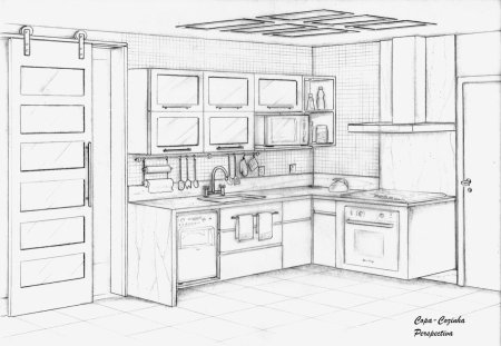Кухня рисунок