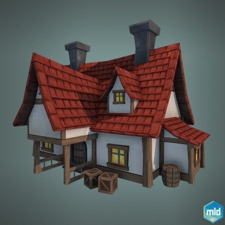 Сказочные домики с черепицей