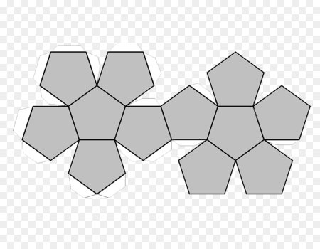 Пентагон додекаэдр развертка