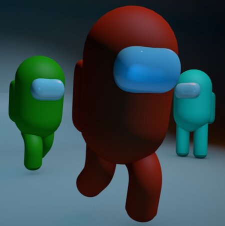 Амонг АС на 3д принтере