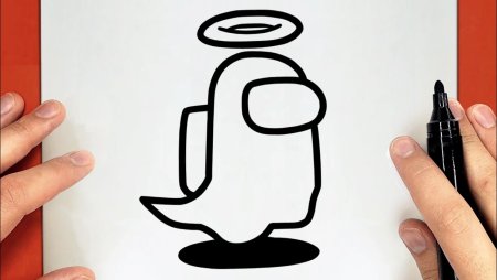 Among us для рисования